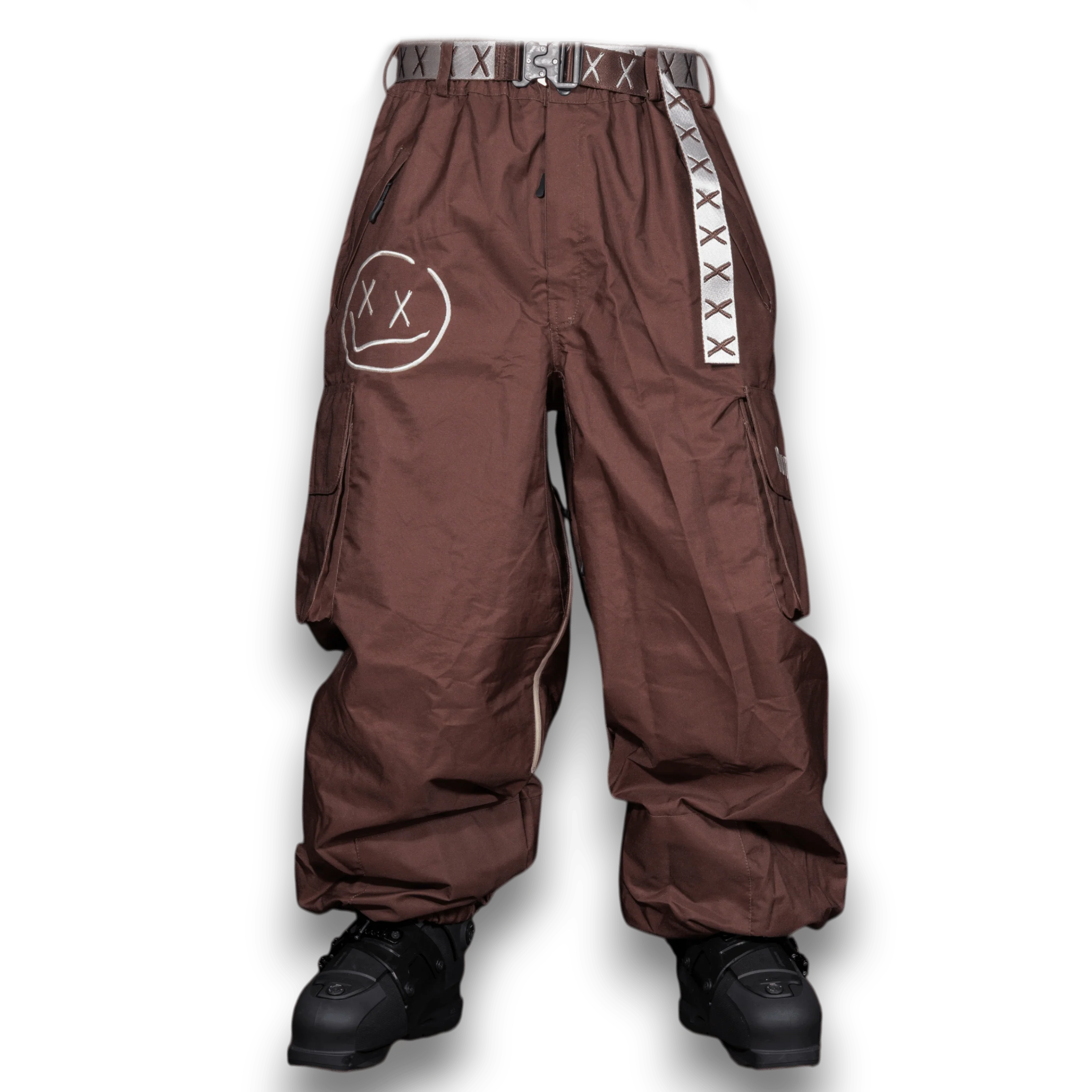 Numbskull Slacker Baggy Snow Pant 2.0 – Brown | Mitten Freestyle