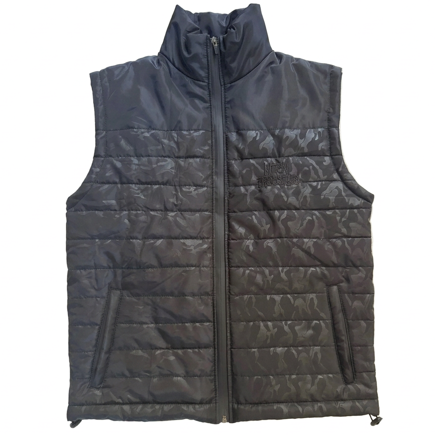 Mitten Freestyle Black Camo Vest - LARGE