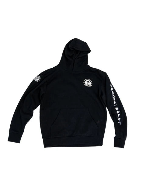 Skroove Choose Happy Shred Squad Black Heavyweight Hoodie