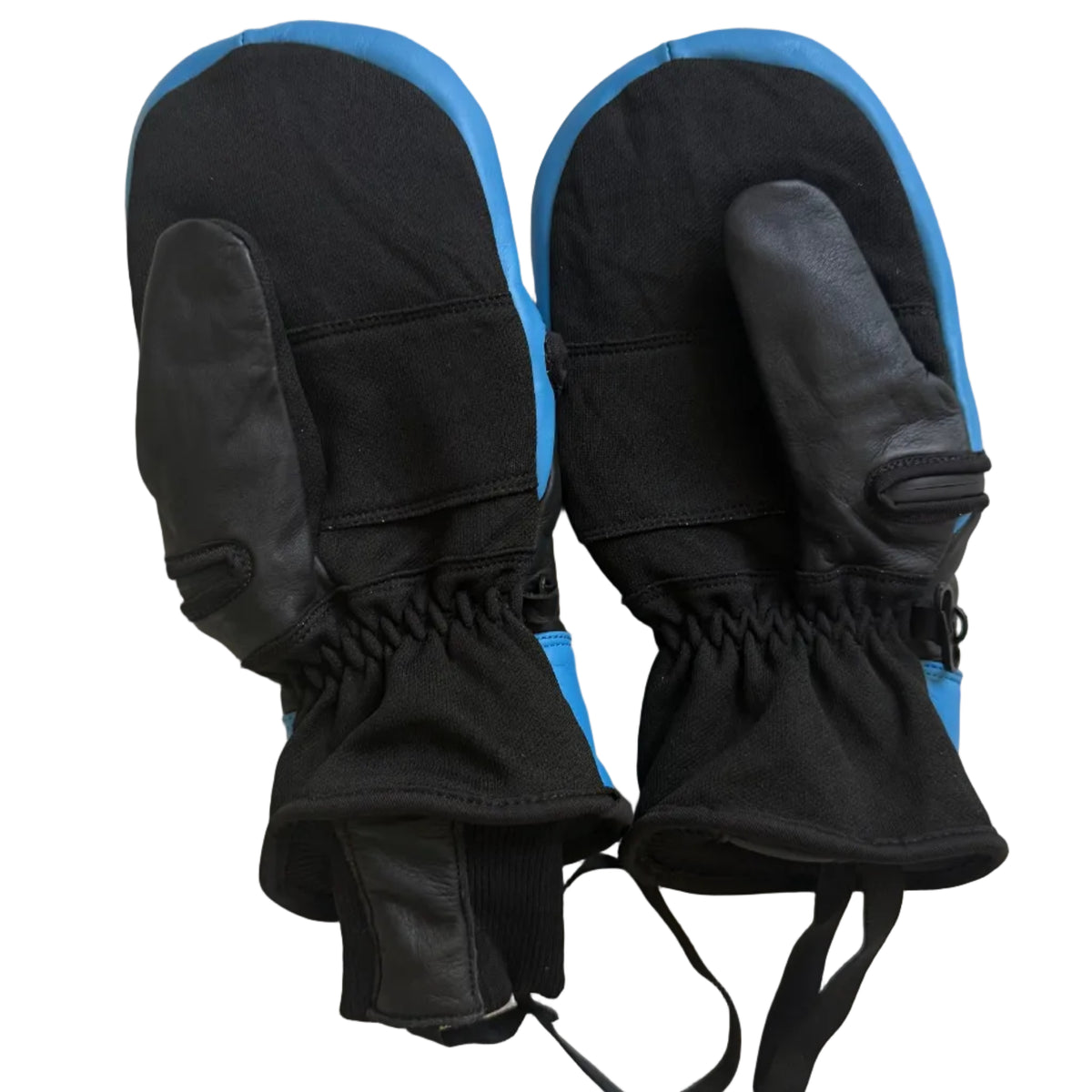 Mitten Freestyle Leather-Kevlar No-Tear Mitten + Exposed Hand Technology - SKY BLUE - LARGE