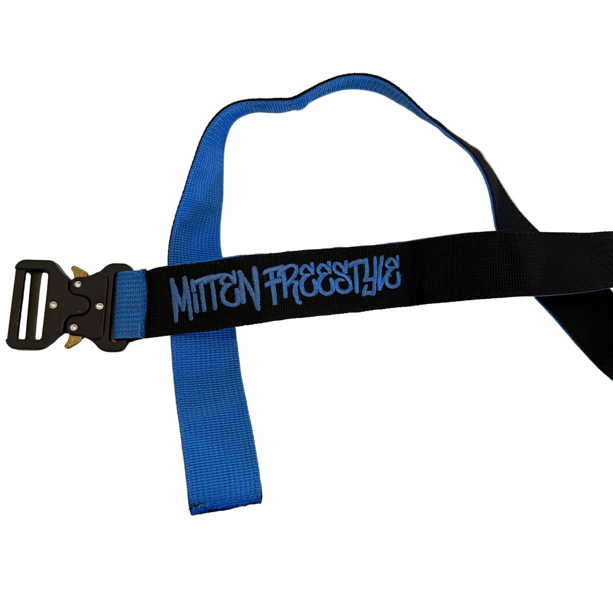 Mitten Freestyle 26-27 Reversible Tactical Belt - Baby Blue & Black
