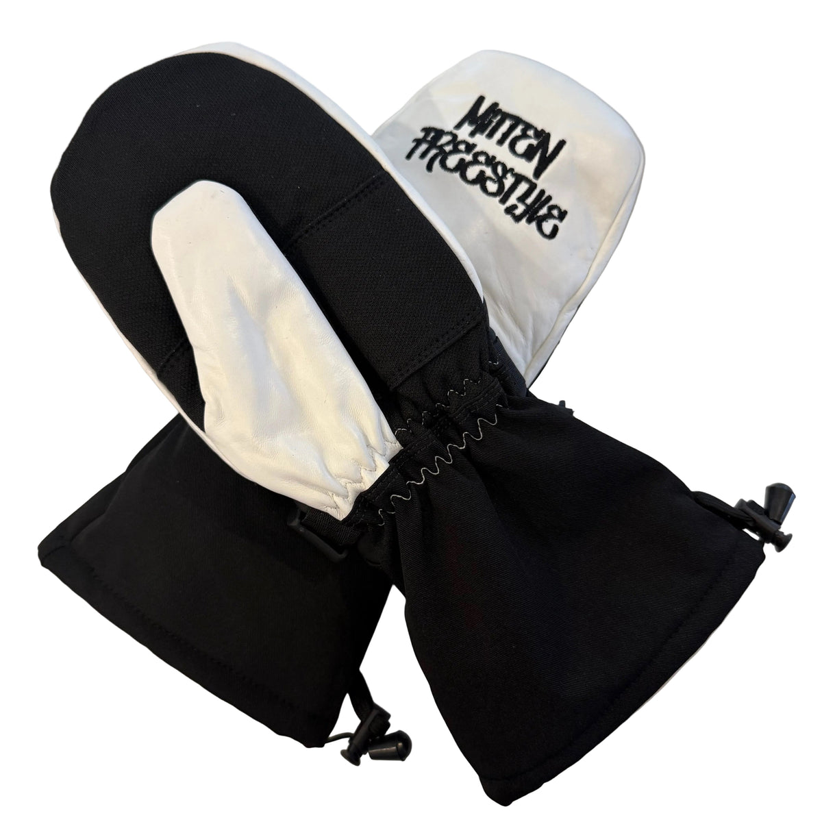 Mitten Freestyle Leather Mitten with Kevlar No-Tear Technology (KNTT) - White/Black
