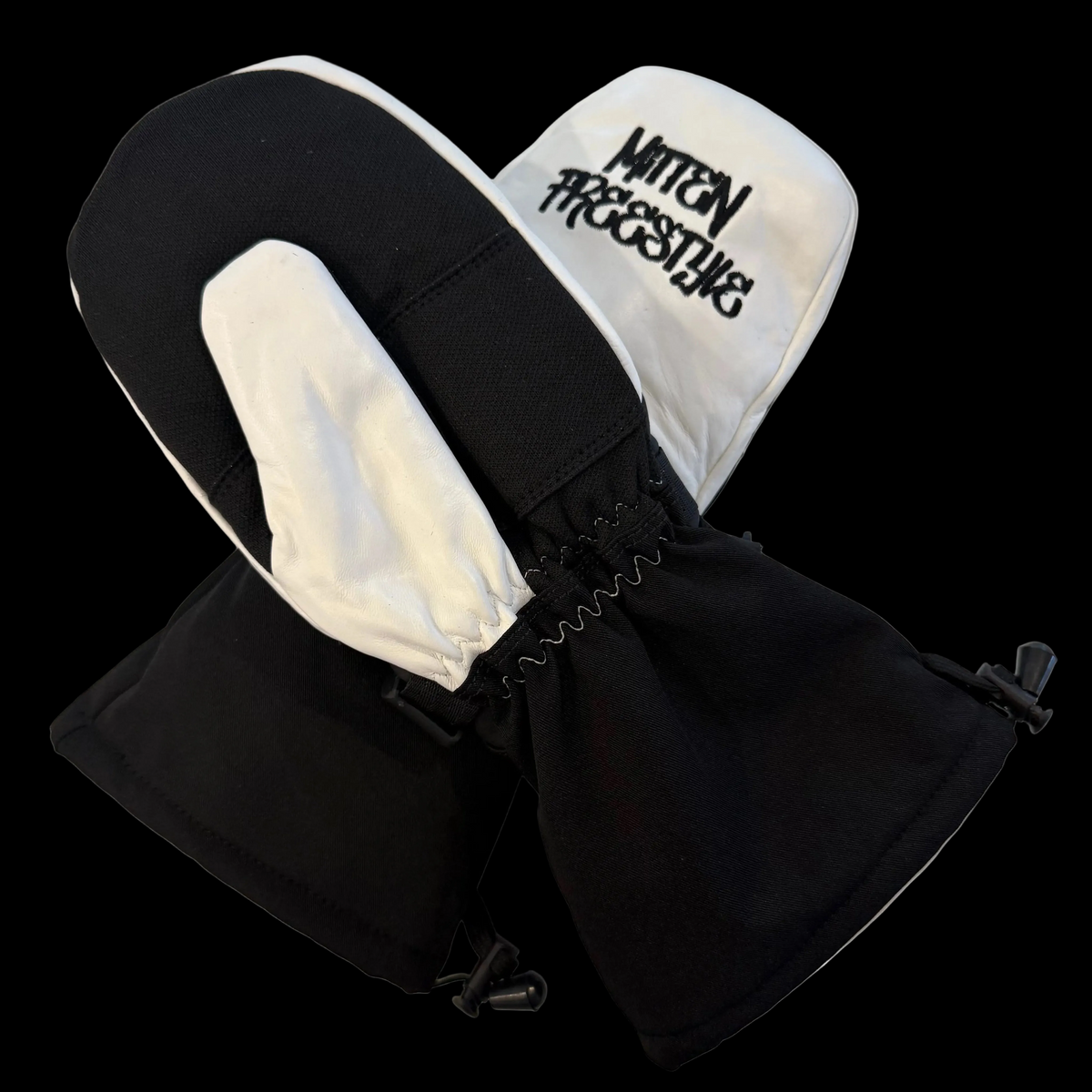 Mitten Freestyle Leather Mitten with Kevlar No-Tear Technology (KNTT) - White/Black