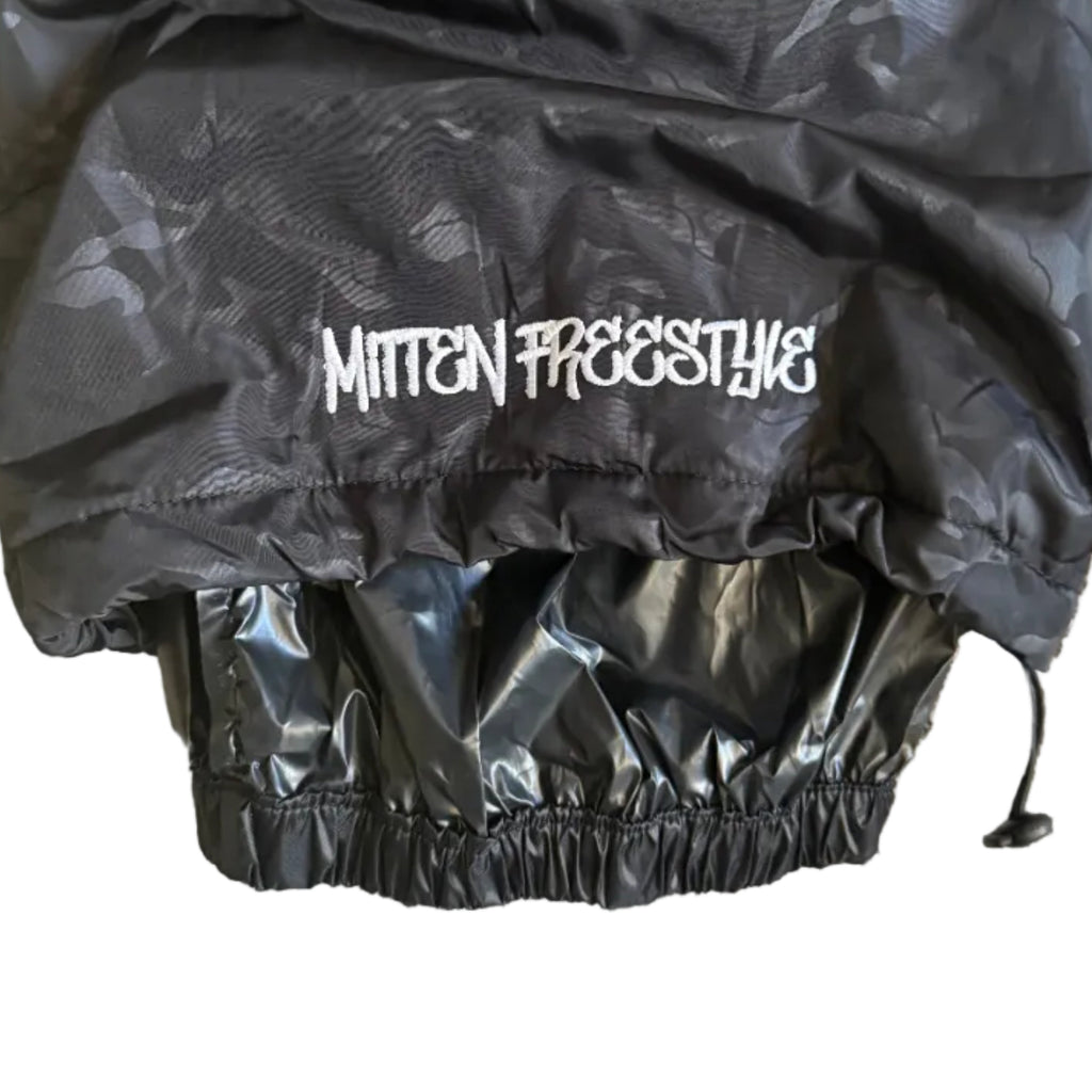 Mitten Freestyle Snow Pants - Black Camo - LARGE