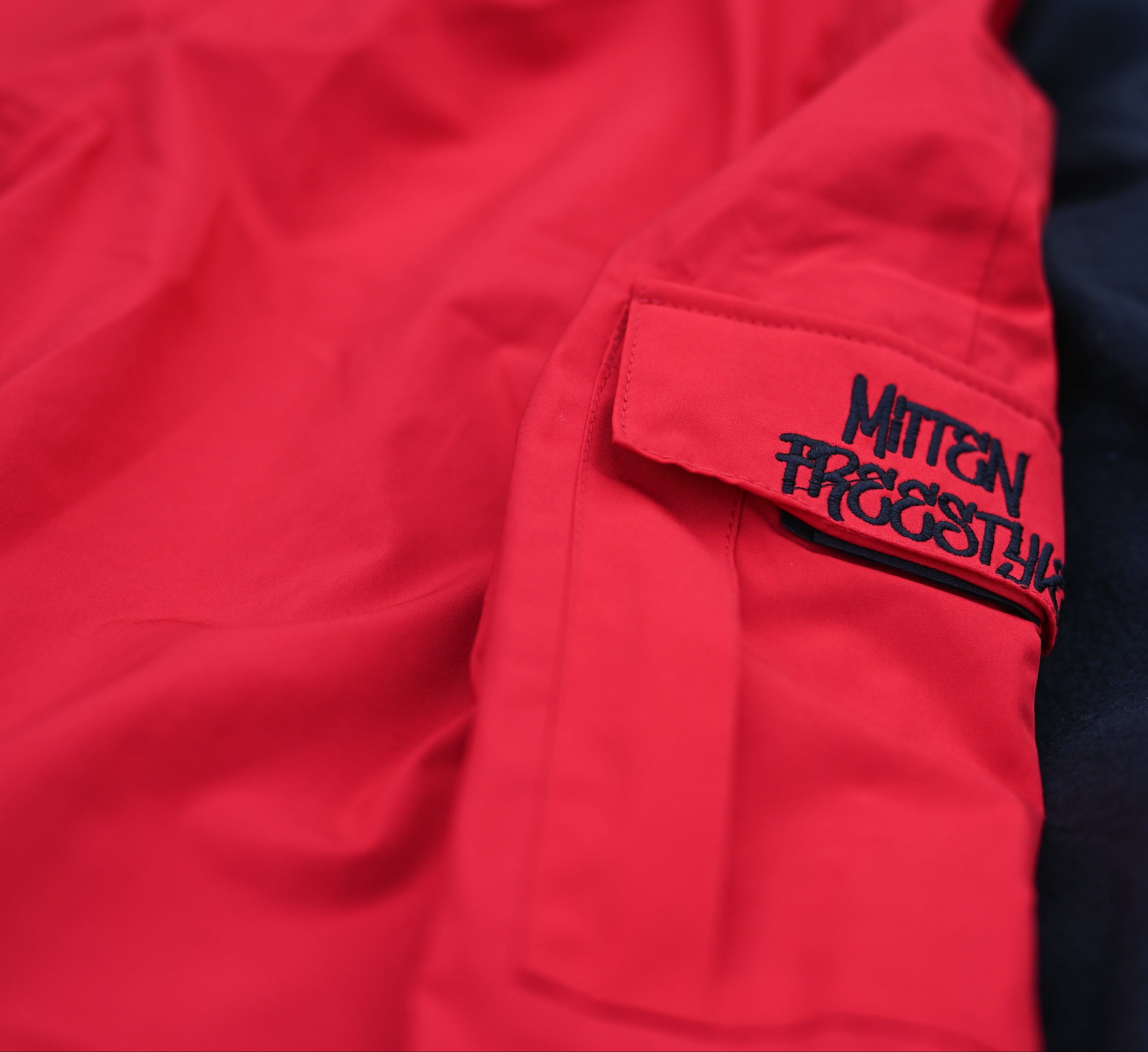 Mitten Freestyle Baggy Cargo Snow Pants - Red