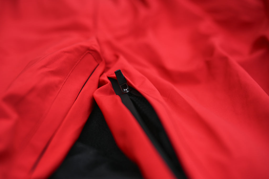 Mitten Freestyle Baggy Cargo Snow Pants - Red