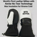 Mitten Freestyle Leather Mitten with Kevlar No-Tear Technology (KNTT) - White/Black