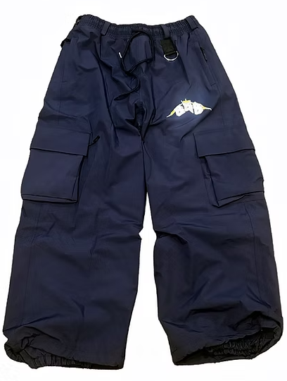 Big Baggy Brand (BBB) Navy Cargo Snow Pants