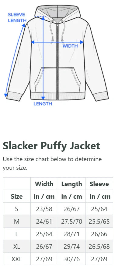 Numbskull Slacker Puffy Jacket - Black