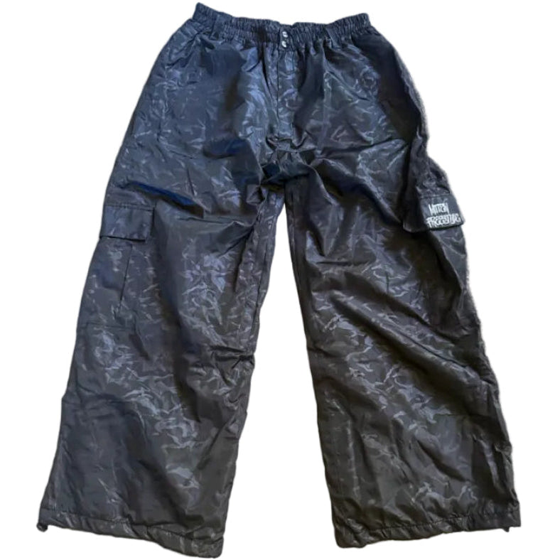 Mitten Freestyle Snow Pants - Black Camo - LARGE