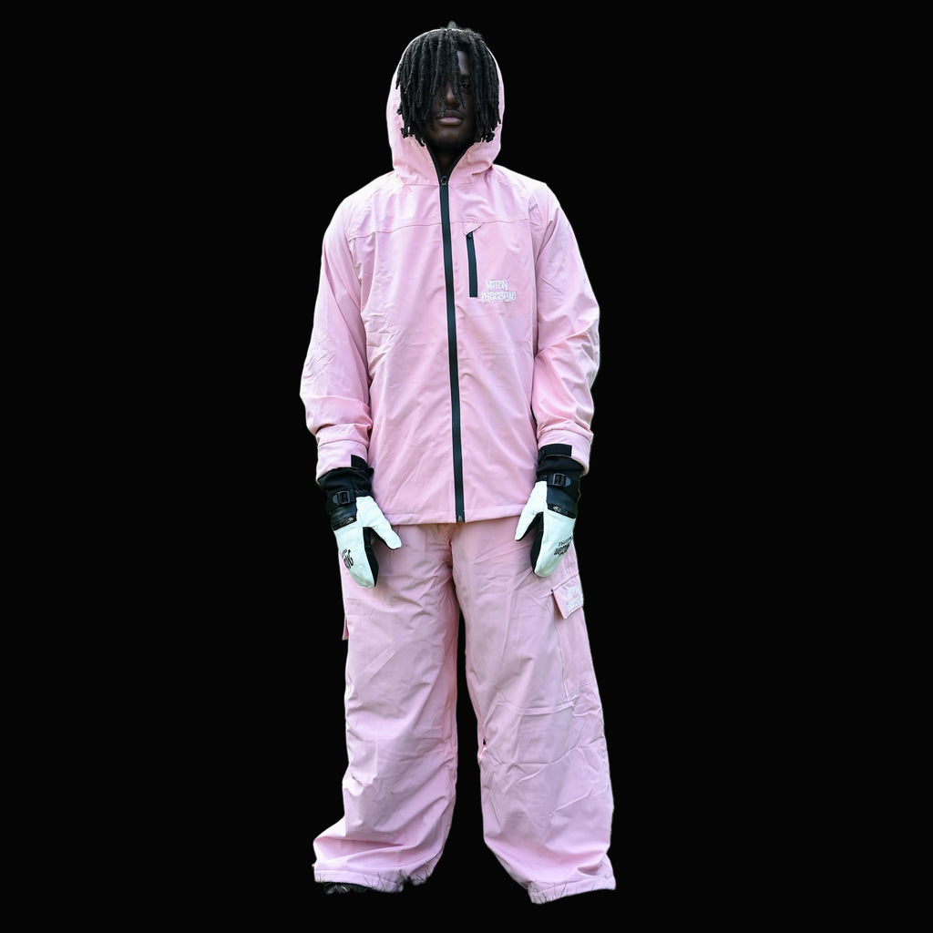 Mitten Freestyle Baggy Cargo Snow Pants - Pink
