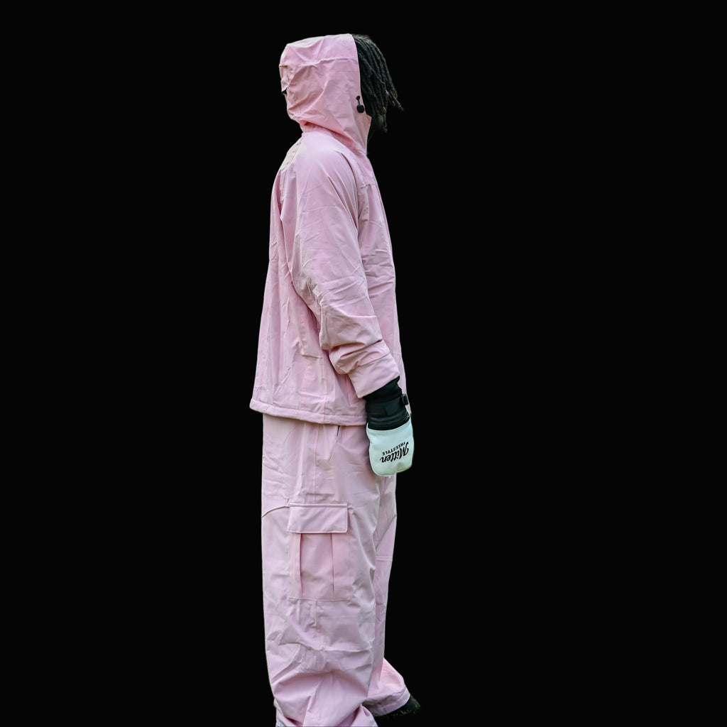 Mitten Freestyle Baggy Cargo Snow Pants - Pink