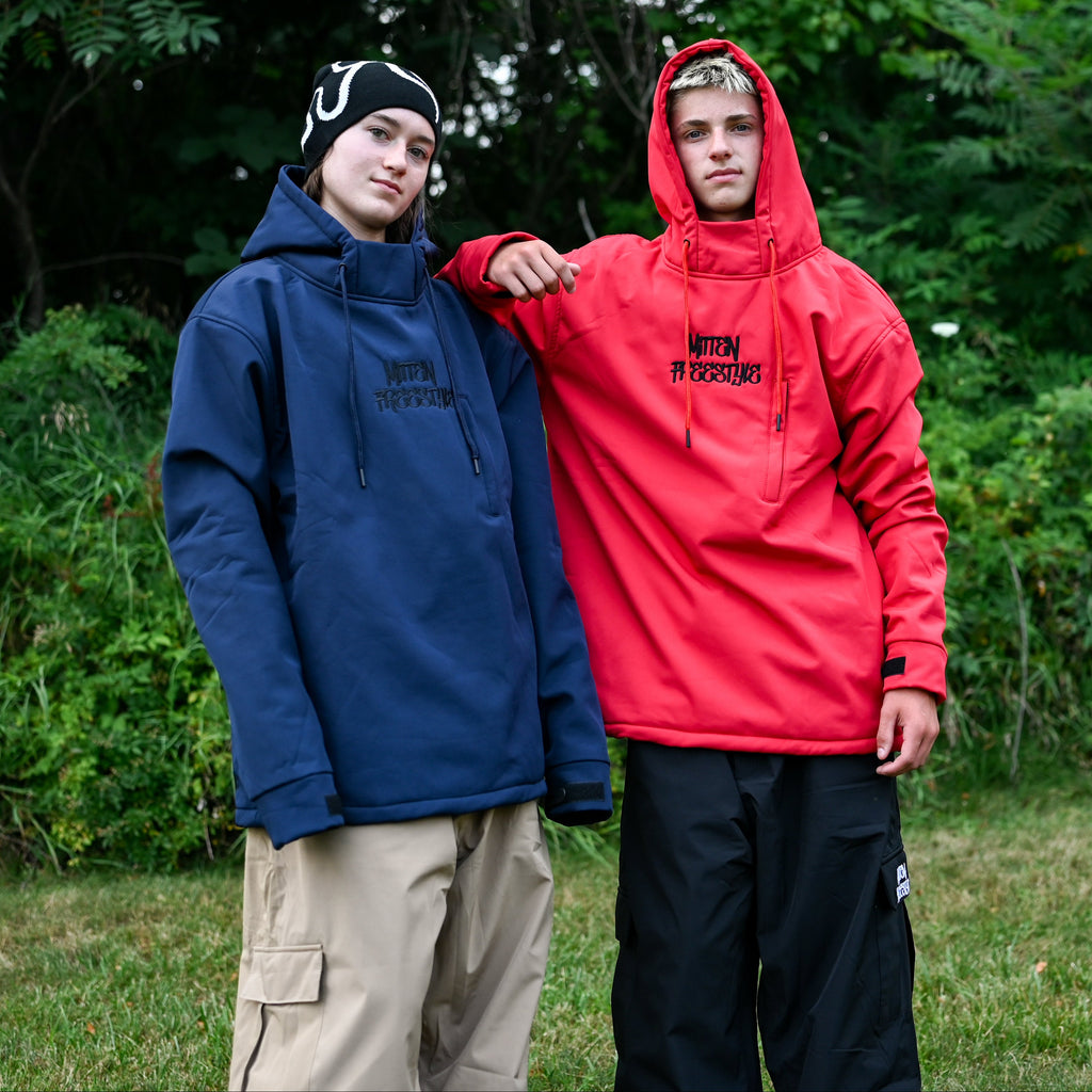 Mitten Freestyle Waterproof Hoodie - Blue