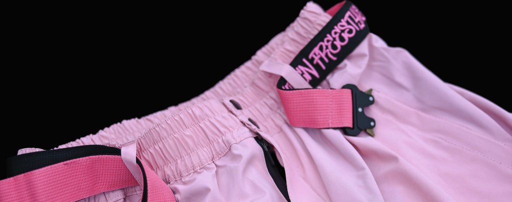 Mitten Freestyle Baggy Cargo Snow Pants - Pink