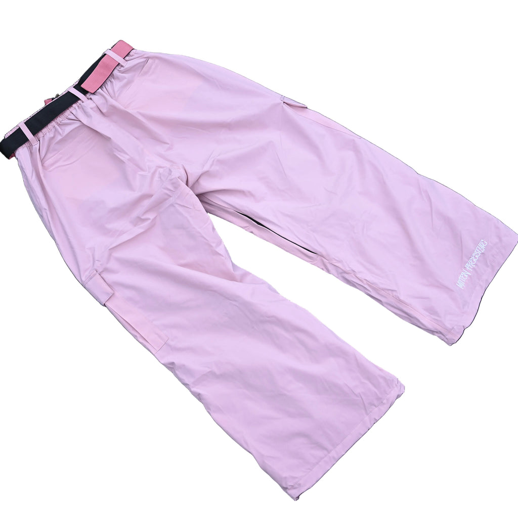 Mitten Freestyle Baggy Cargo Snow Pants - Pink