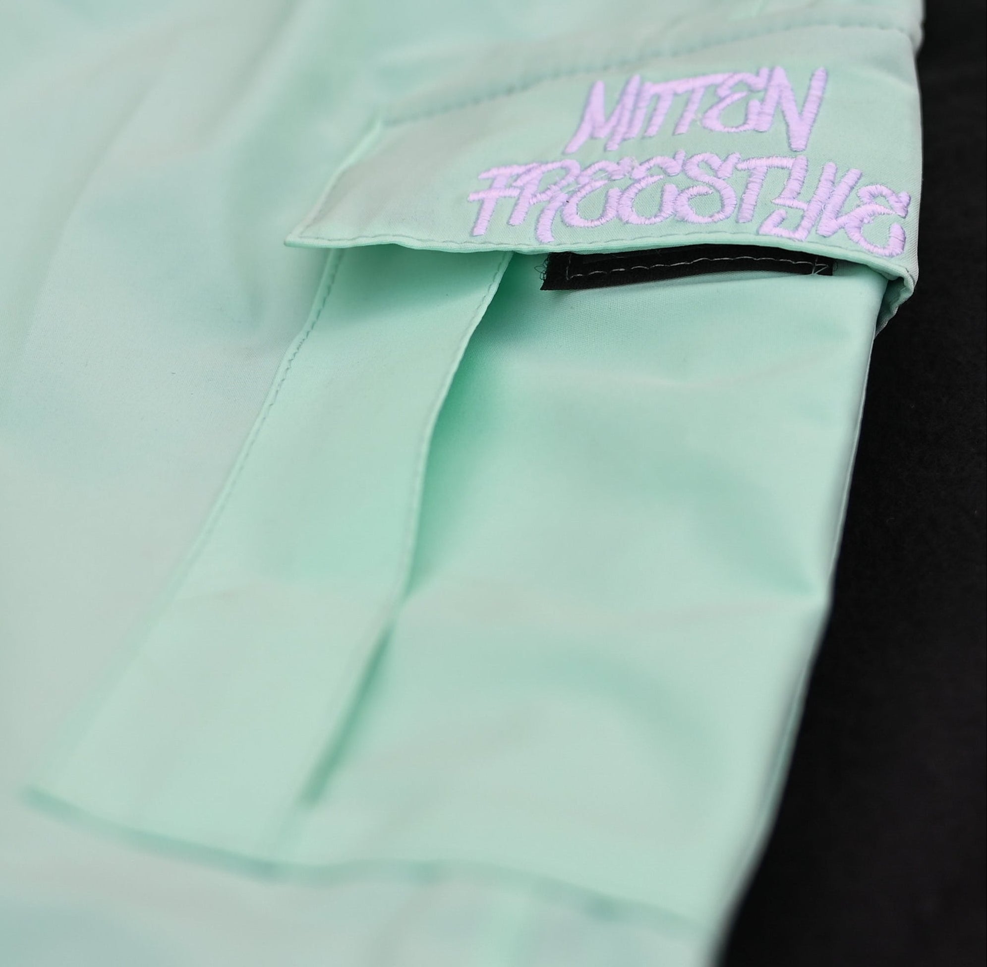 Mitten Freestyle Baggy Cargo Snow Pants - Mint