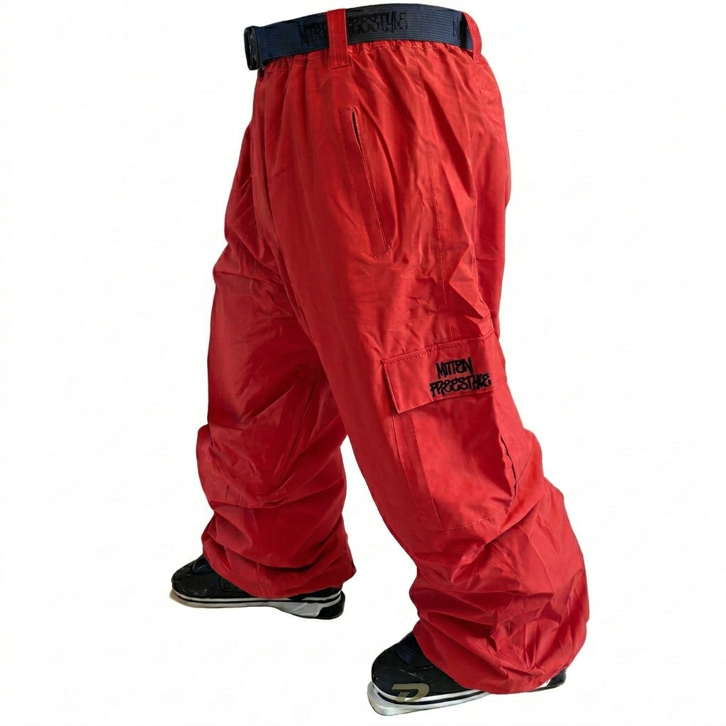 Mitten Freestyle Snow Pants - Red