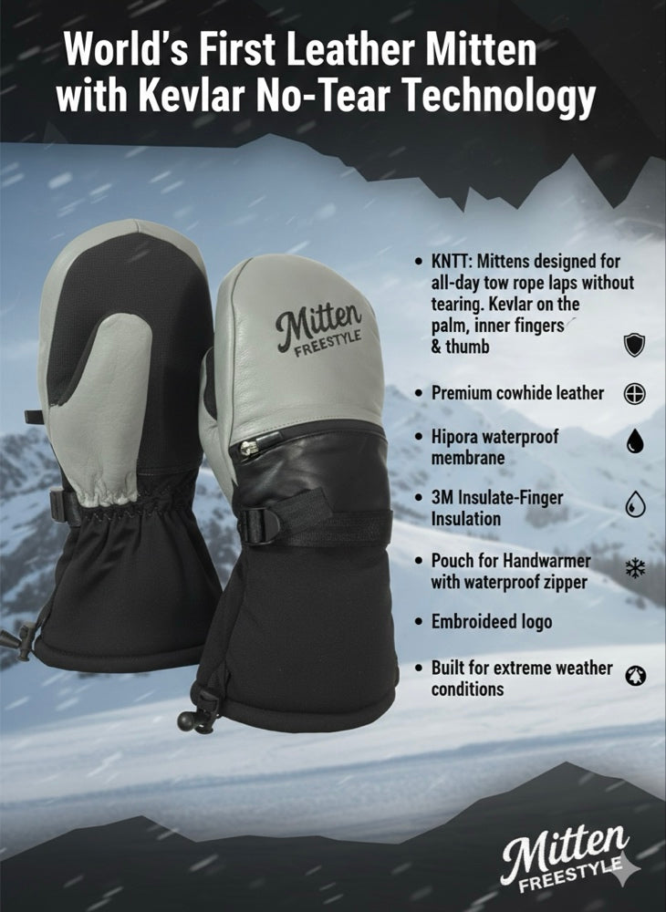 Mitten Freestyle Leather Mitten with Kevlar No-Tear Technology (KNTT)