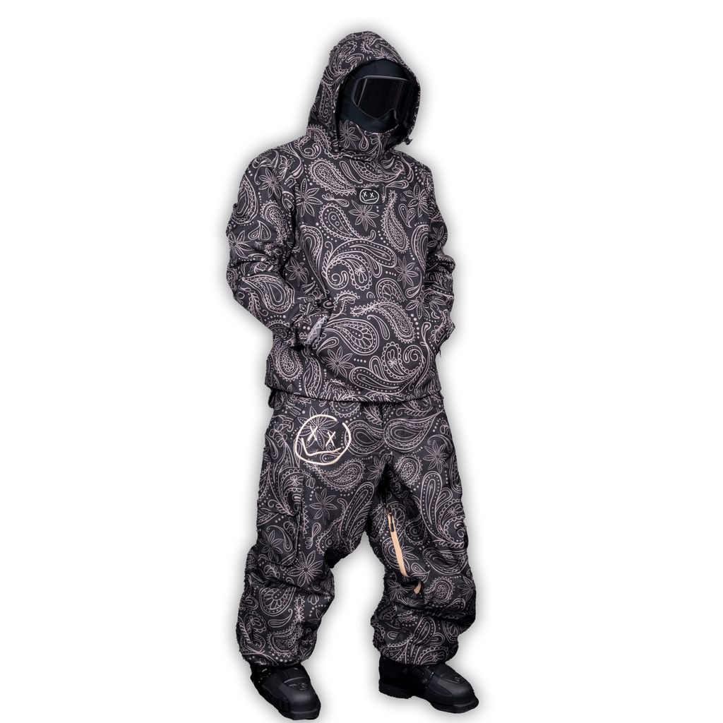 Numbskull Slacker Baggy Snow Pant 2.0 - Paisley
