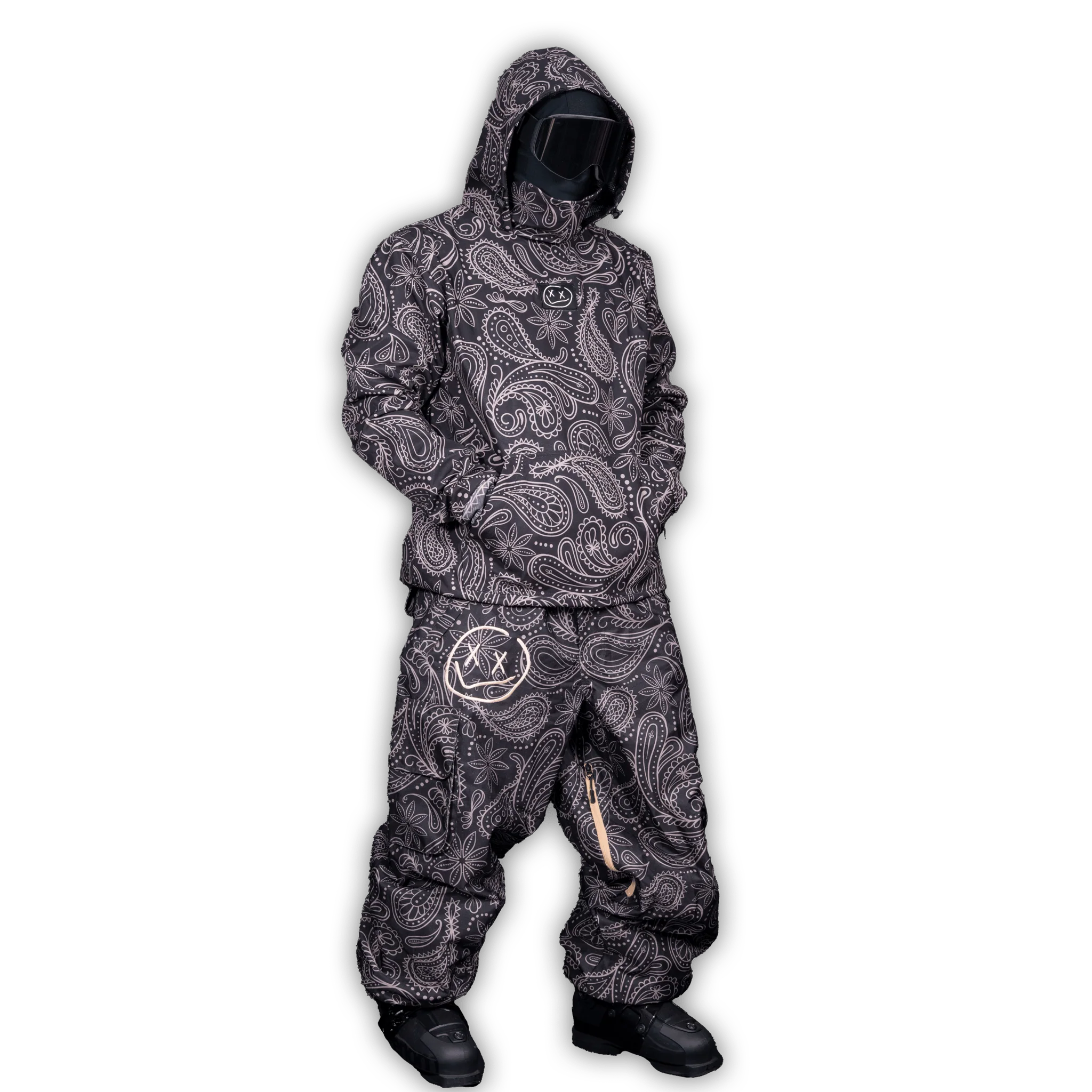 Numbskull Slacker Baggy Snow Pant 2.0 - Paisley