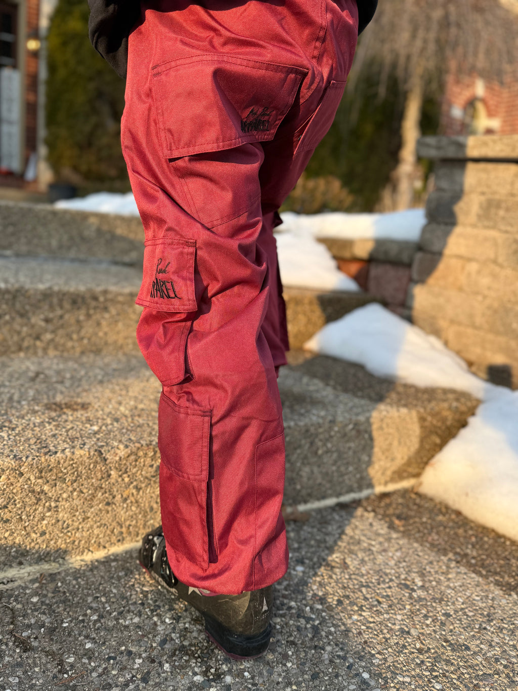 Max Reade Apparel GROM (XS) Snow Pants - Maroon