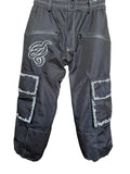 Max Reade Apparel GROM (XS) Snow Pants - White on Black