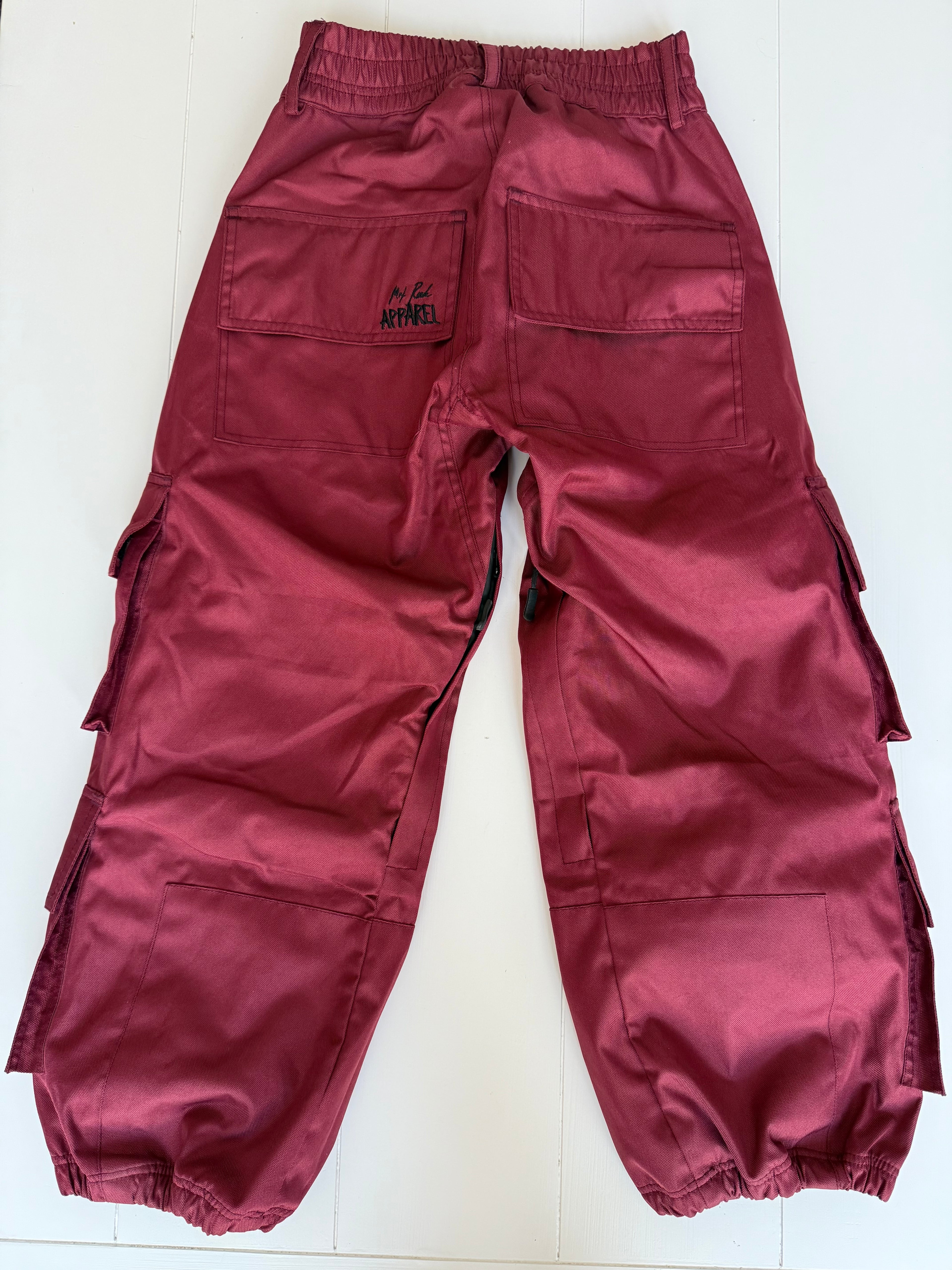 Max Reade Apparel GROM (XS) Snow Pants - Maroon