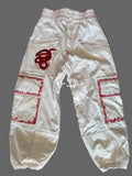 Max Reade Apparel GROM (XS) Snow Pants - Red on White