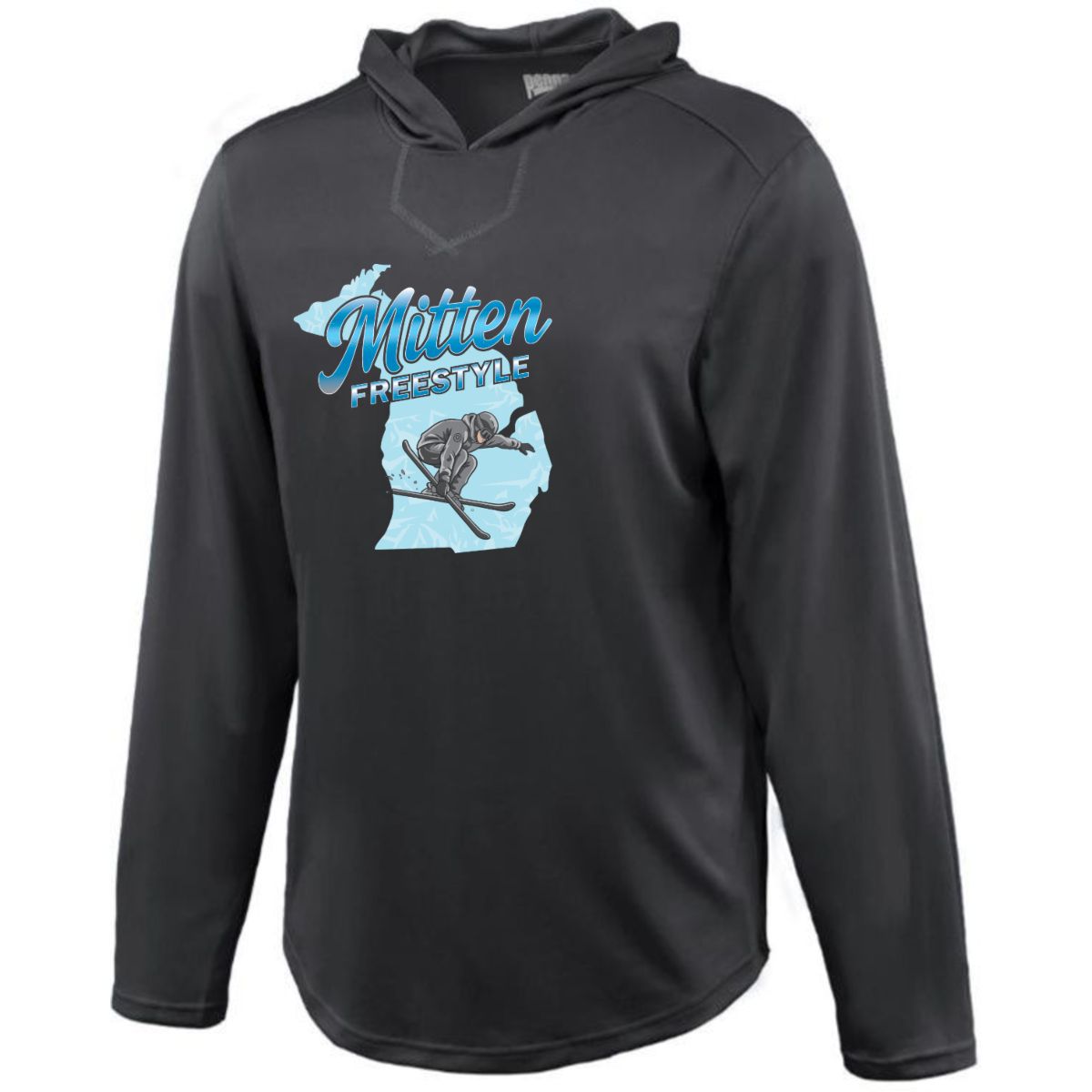 ~Mitten Freestyle Trophy Michigan Tribute Hoody in Black