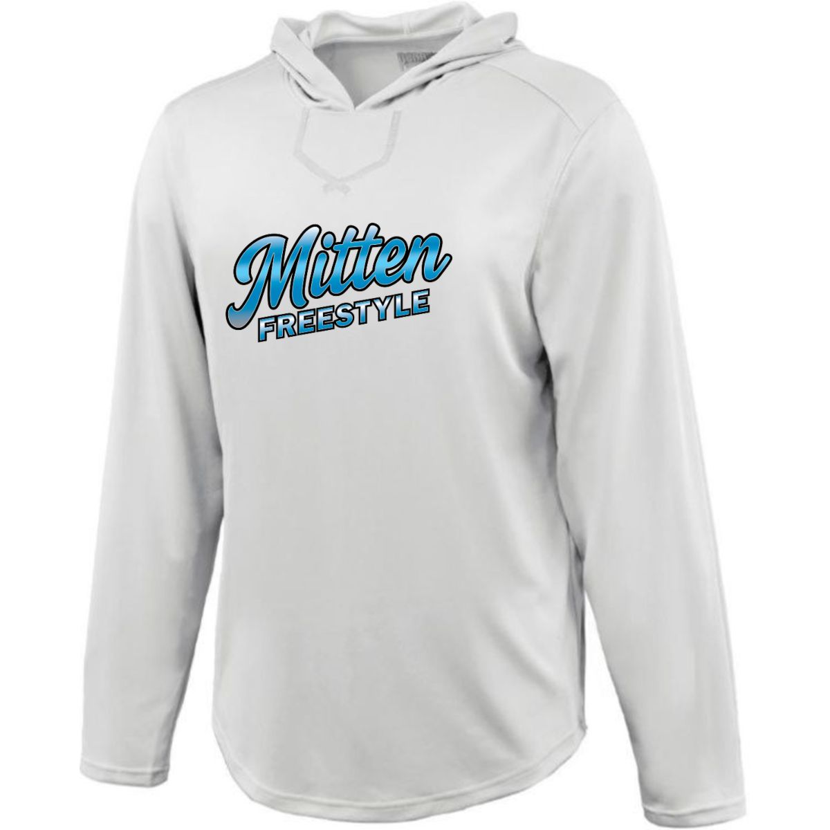 ~Mitten Freestyle Trophy Hoody in White