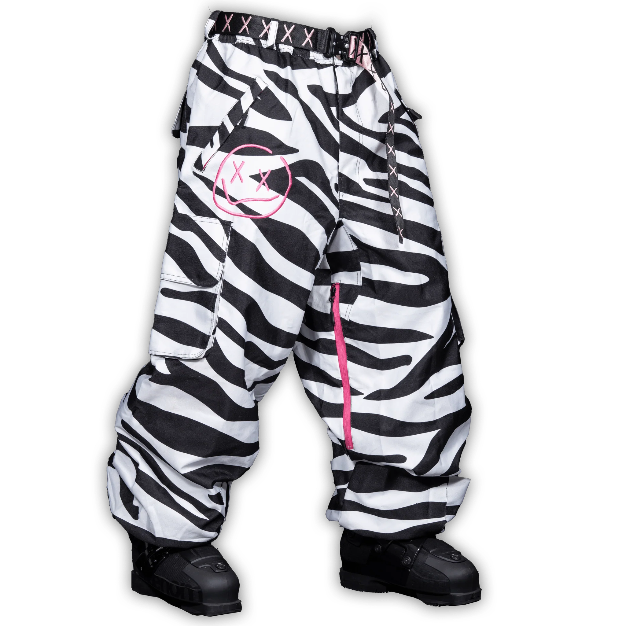 Numbskull Slacker Baggy Snow Pant 2.0 - Zebra