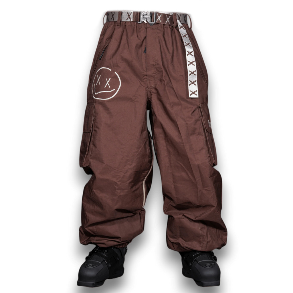 Numbskull Slacker Baggy Snow Pant 2.0 - Brown