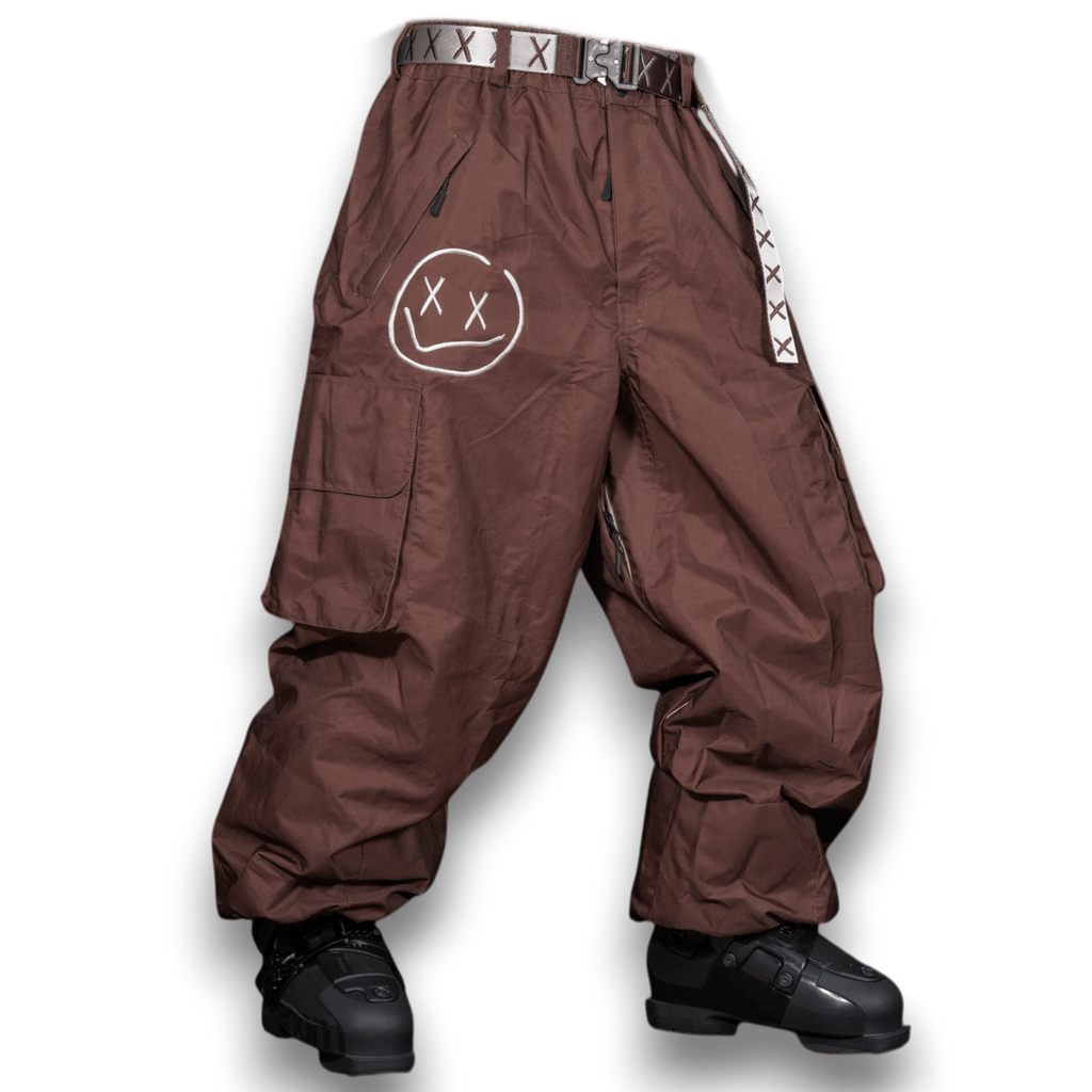 Numbskull Slacker Baggy Snow Pant 2.0 - Brown