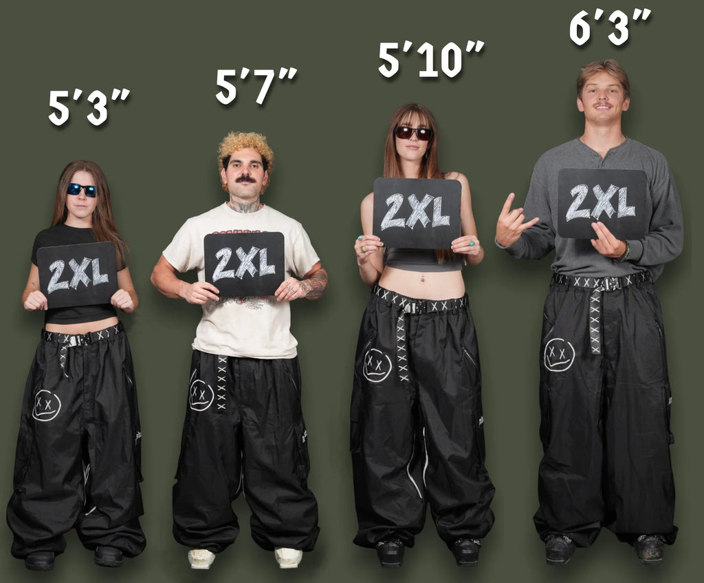 Numbskull Slacker Baggy Snow Pant 2.0 - Black