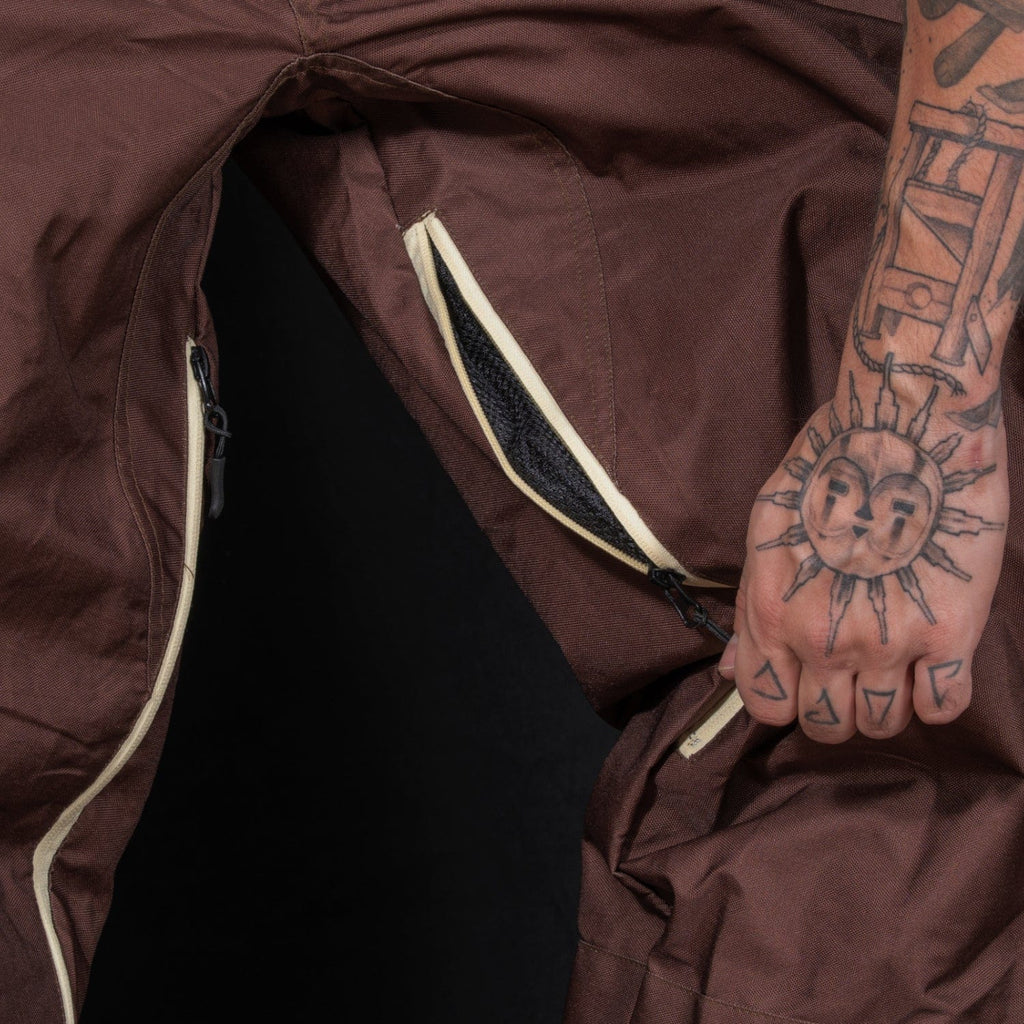 Numbskull Slacker Baggy Snow Pant 2.0 - Brown